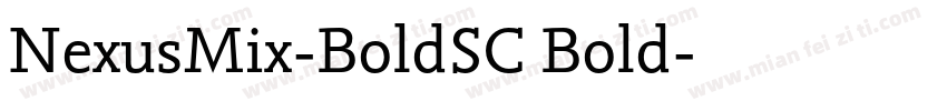 NexusMix-BoldSC Bold字体转换
